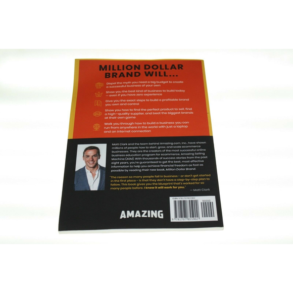 Million Dollar Brand: Build a Profitable Brand You Own, by Matt Clark New - Picture 2 of 2